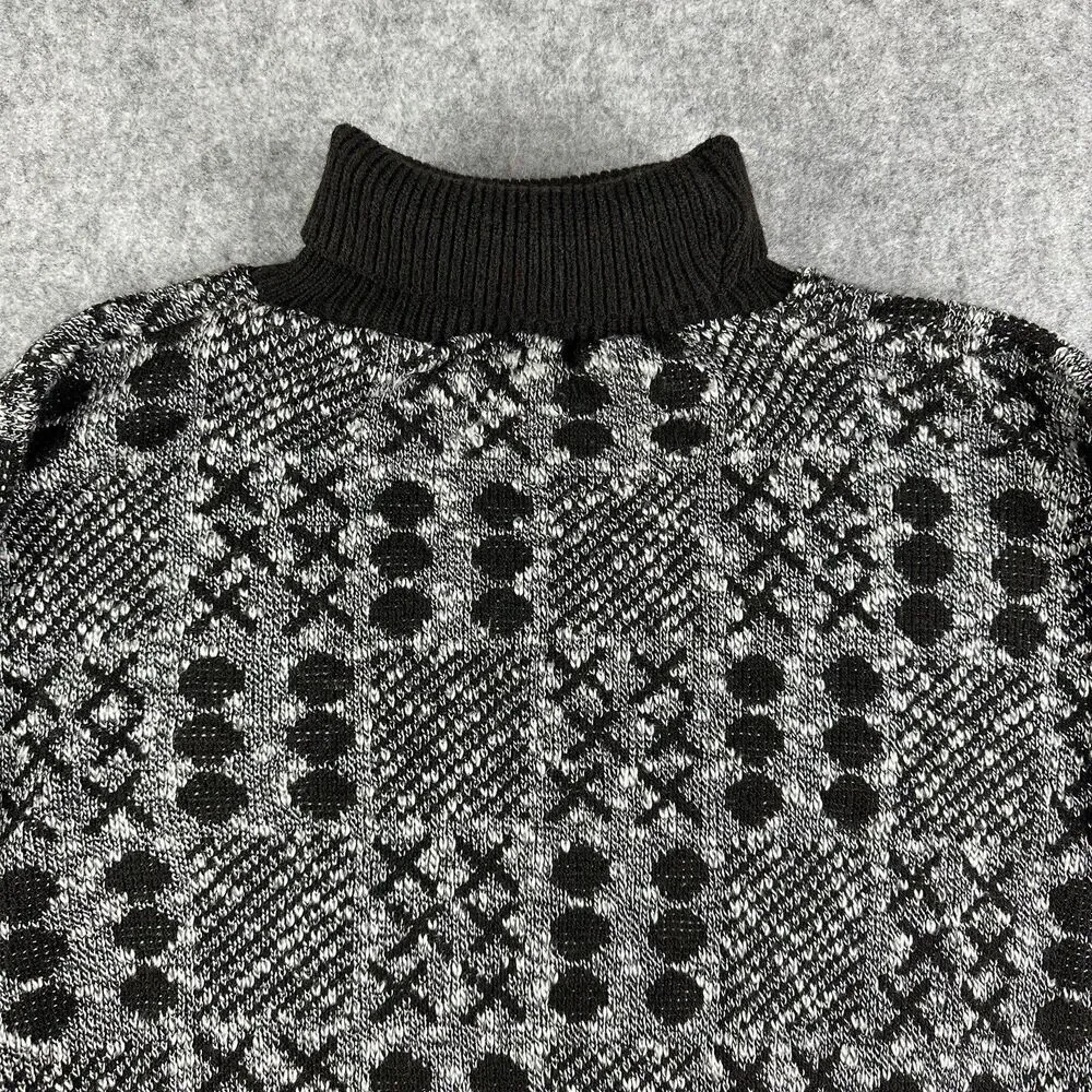 VTG Spar Sweater Mens M Grandpa Turtleneck Knitwear Preppy Academia Made in USA